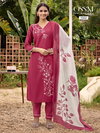 Noor By Ossm Viscos Vetican Silk Kurti With Bottom Dupatta Wholesale Shop In Surat
